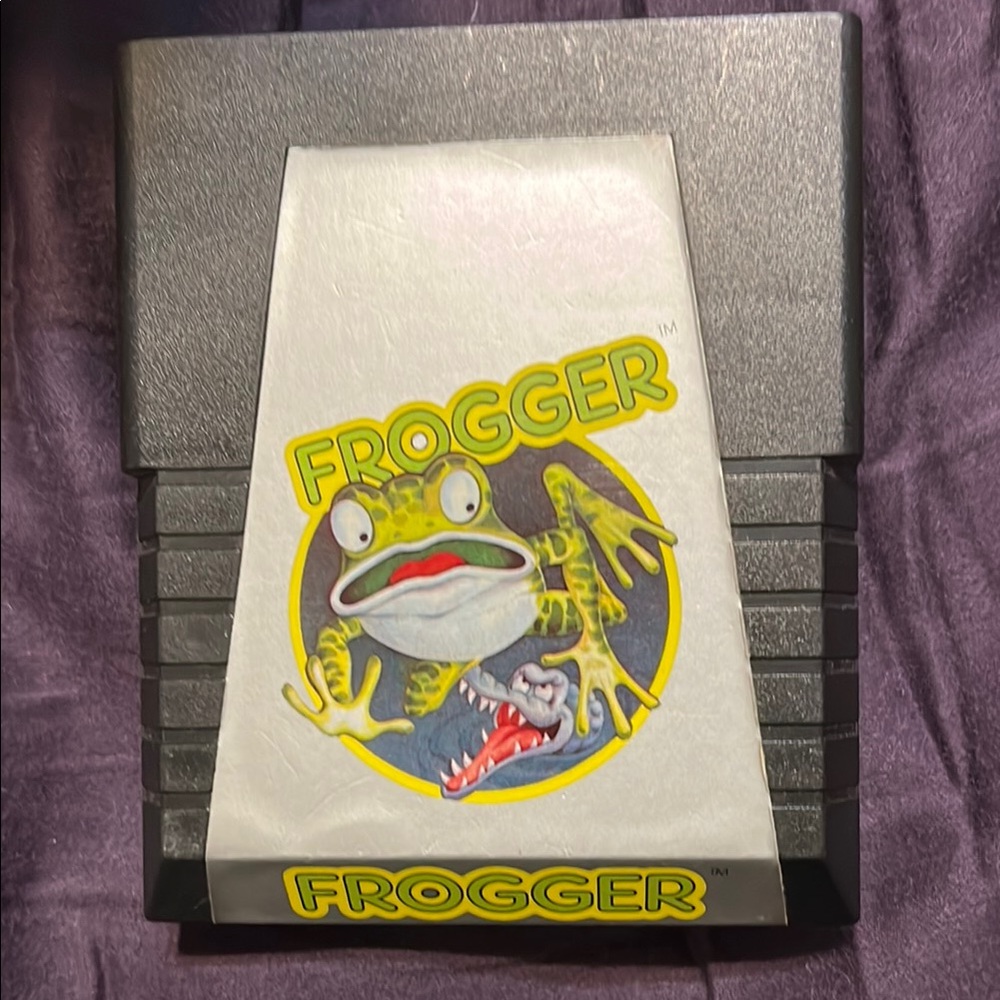Frogger Video Game Cartridge - Black